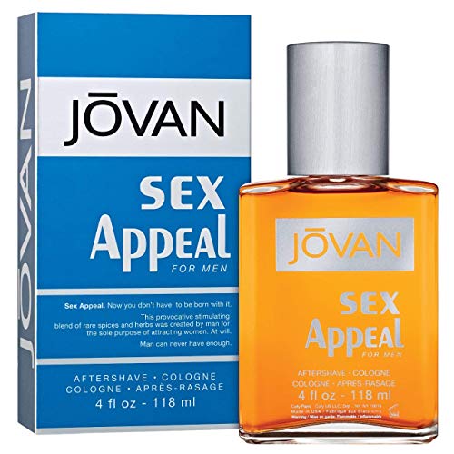 Jovan After Shave Cologne, Sex Appeal, 4 Fluid Ounce,118 ml