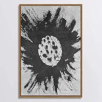 SIGNWIN Canvas Wall Art Black and White Flowers Canvas Prints Home Artwork Decoration for Living Room,Bedroom - 16