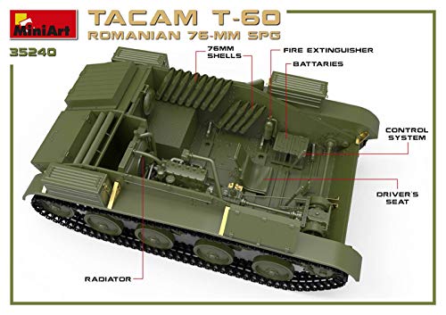 Maquette Tacam T-60 Mini Art 35240 kit de construction plastique 1:35 à assembler - 3