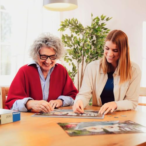 Ravensburger Feel Well - Summer Lake House - Rompecabezas de 200 piezas | Piezas más gruesas, formato de imagen grande y soporte incluido | Rompecabezas de calidad premium hecho en Europa miniatura 4