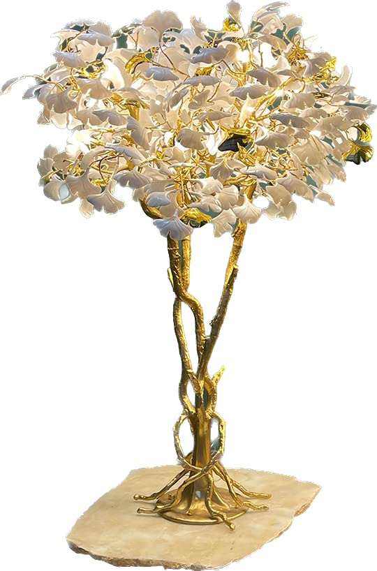 LEDYZ Designer Ginkgo Leaf Network Celebrity Lamps Living Room Dining Room Art Lobby Sales Office Ceramic Floor lamp - Image 3