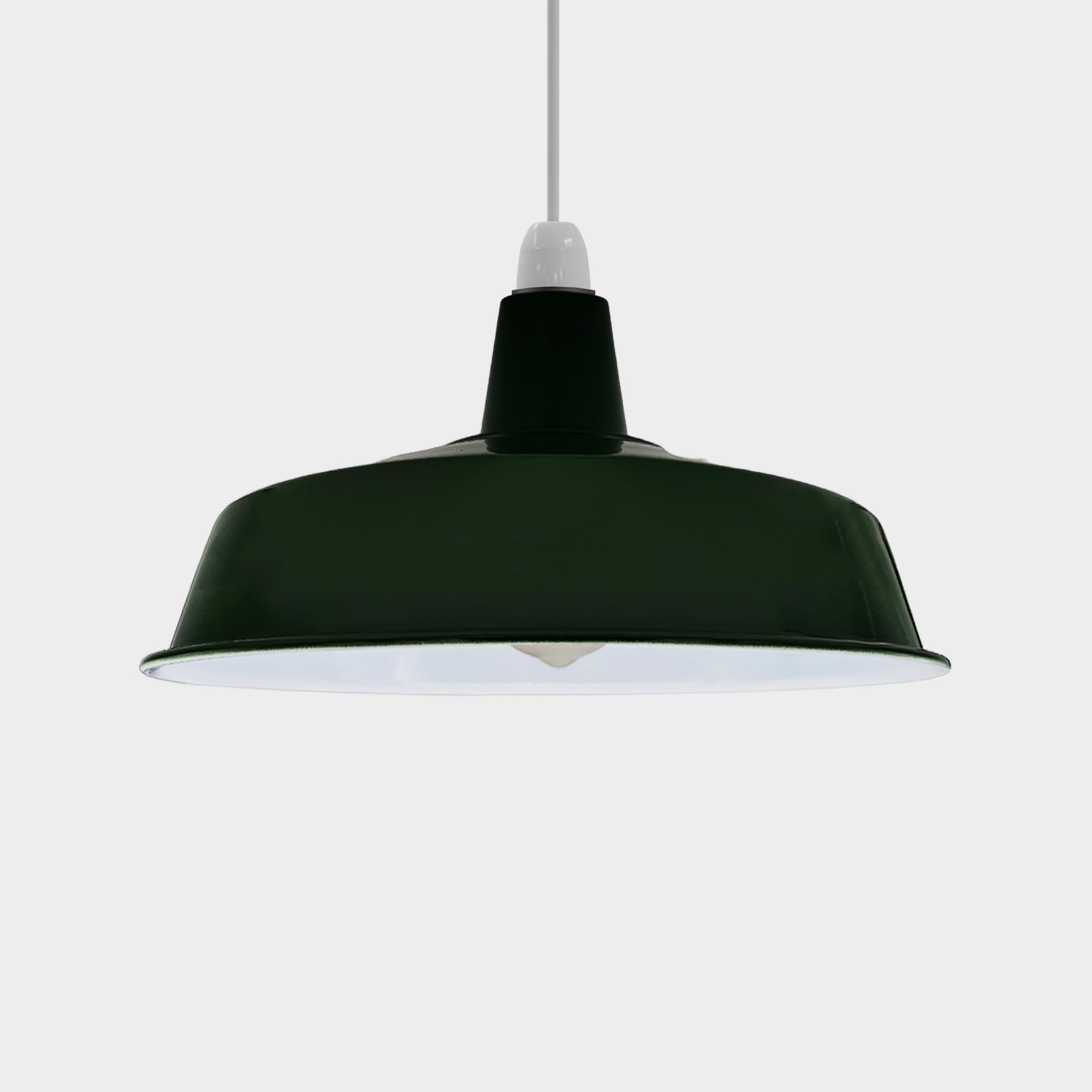 Lighting Shade Metal Pluto Ceiling Pendant Light Fitting Shade Modern Hanging Fitting Shade (Green - 1 Pack)