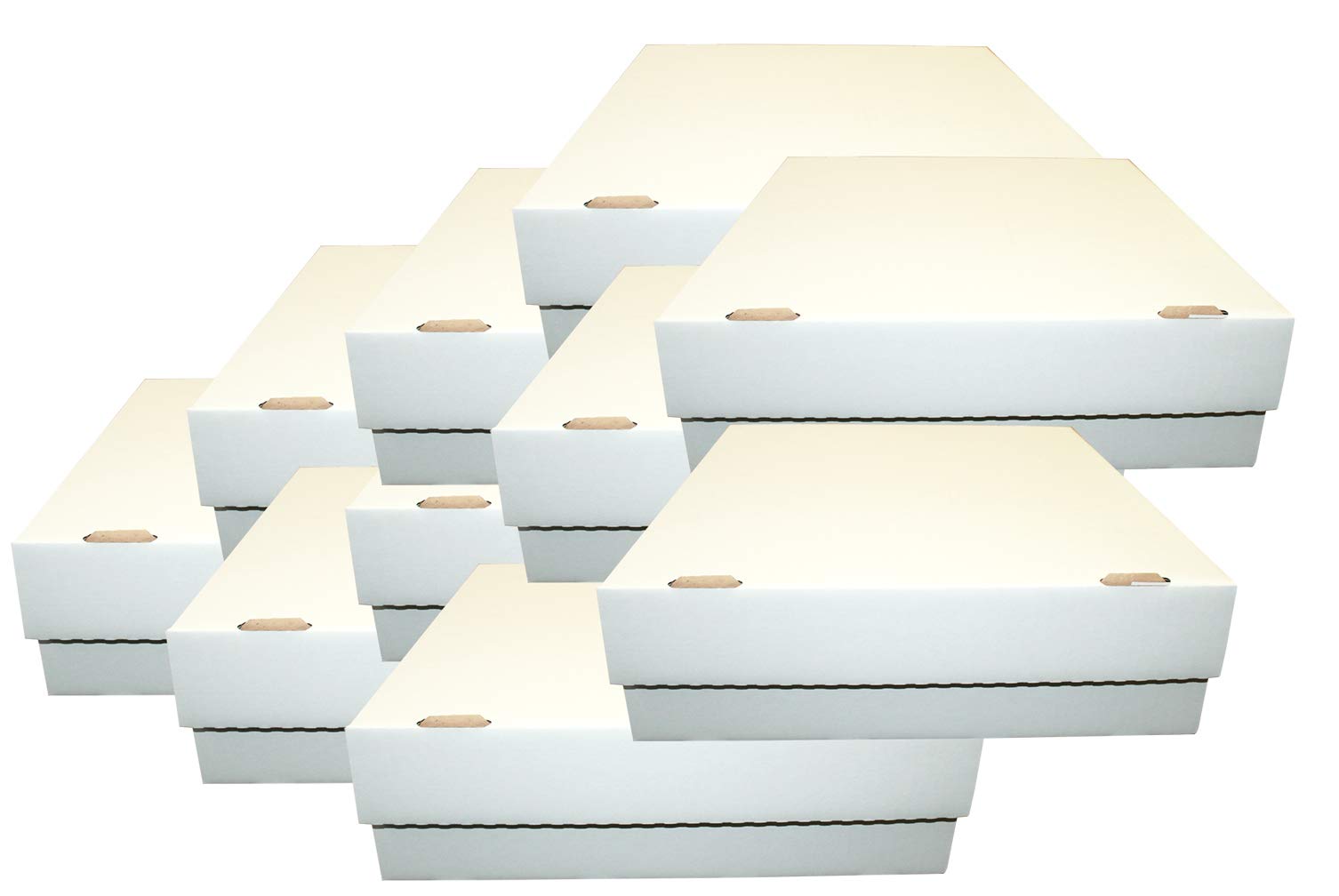 collect-it.de MY HOME OF CARDS + TOYS 10 Giant Deck Boxes - Storage (White) for 4000 Cards (Magic/YuGiOh Cards)