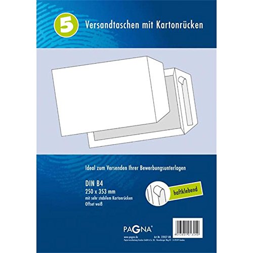 Pagna 22027 - 08 - Busta formato DIN B4, 5 pezzi