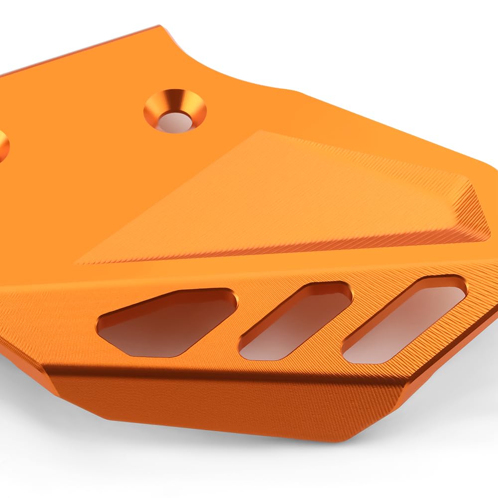 Modeer Copertura moto del cilindro freno posteriore compatibile con 790 Adventure/R 2019 2020 2021 2022 2023 2024 2025 Accessori CNC (arancione)