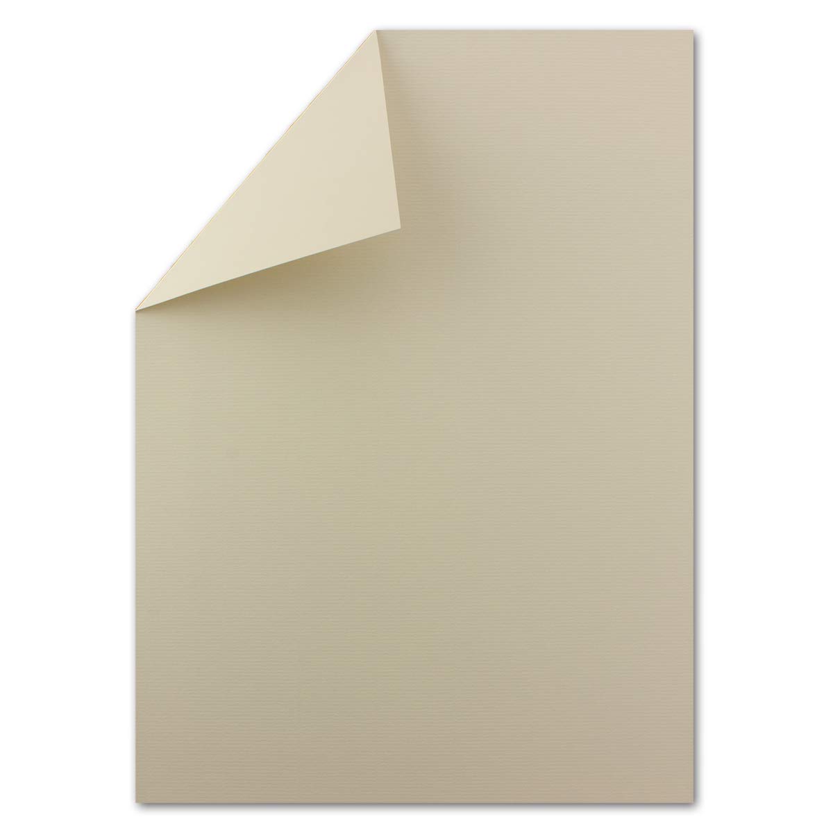 200 arkuszy kartonowych DIN A4 – naturalna biel – papier kolorowy ze szlachetnym prążkowaniem, 220 g/m² – matowa powierzchnia – wysokiej jakości papier do majsterkowania i papier listowy