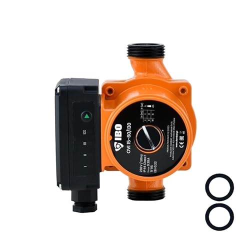 Elektronische Umwälzpumpe IBO OVI 15- 60/ 130 Zirkulationspump + Dichtungen 45 W