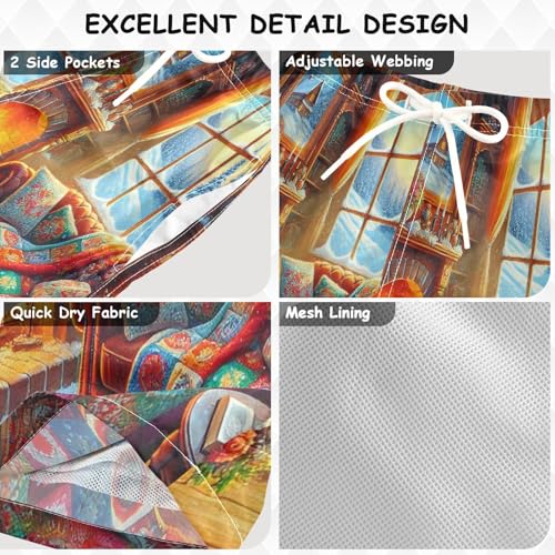 Snow House Warm Yellow Boys Swim Trunks Quick Dry Toddler Swimsuit Boy Bathing Suits Board Shorts Swimwear 5T3