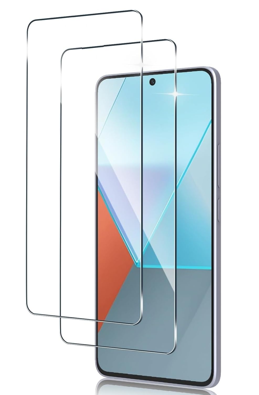 Cracksin [2 Pezzi] Pellicola Protettiva In Vetro Temperato Per Xiaomi Redmi Note 10S, Trasparente Antigraffio, Facile Applicazione