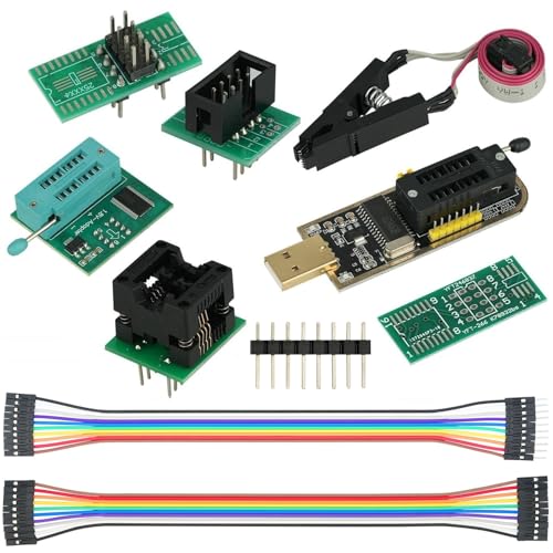 MTDELE 1 Set CH341A Programmer 3.3-5V Compatible with EEPROM 24 25 Series