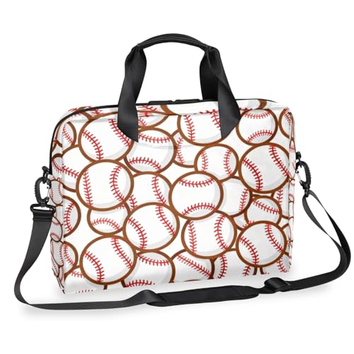 Maletín para portátil deportivo 16 pulgadas rojo y blanco miniatura 1
