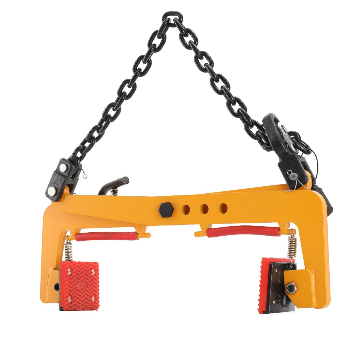 Pinza Per Sollevamento Barili 600kg - In Acciaio Legato Giallo Per Fusti Olio E Chimici - Foto 6