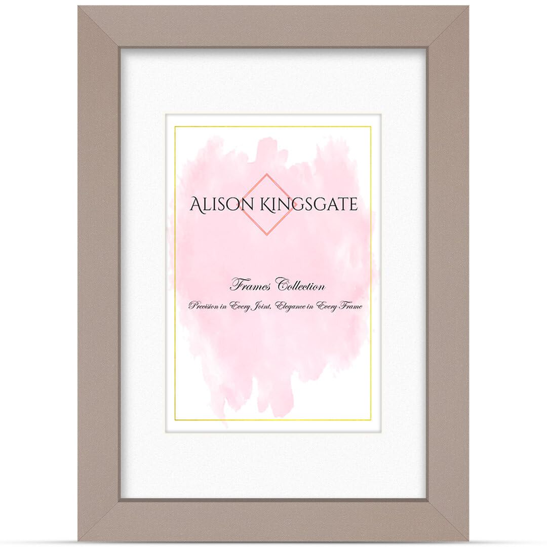 Alison Kingsgate A3 Rose Gold Picture Frame with Mount for A4 Photos