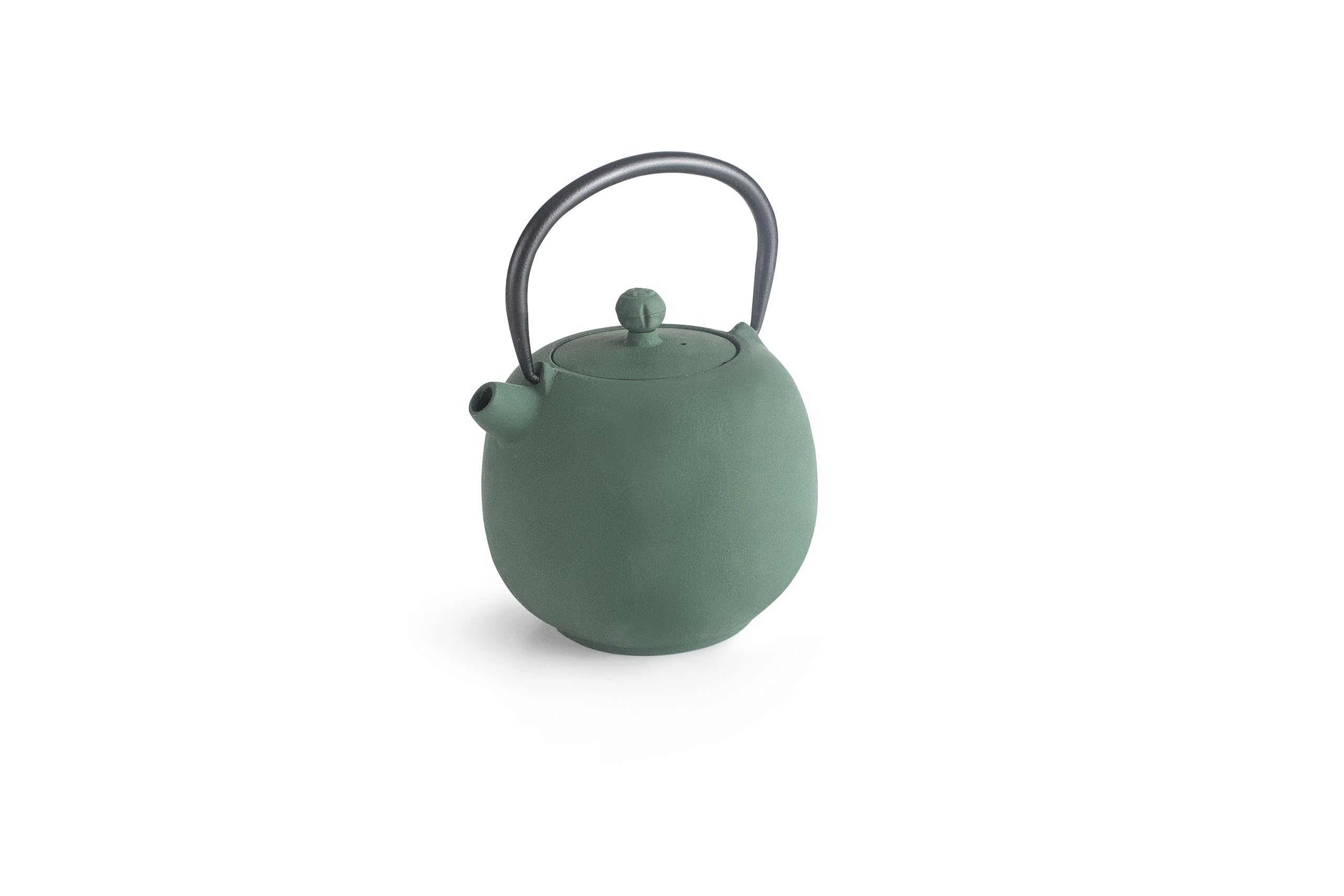 Ibili - Teapot Dharan 0,60 Lt, Cast Iron, Stainless Steel Filter