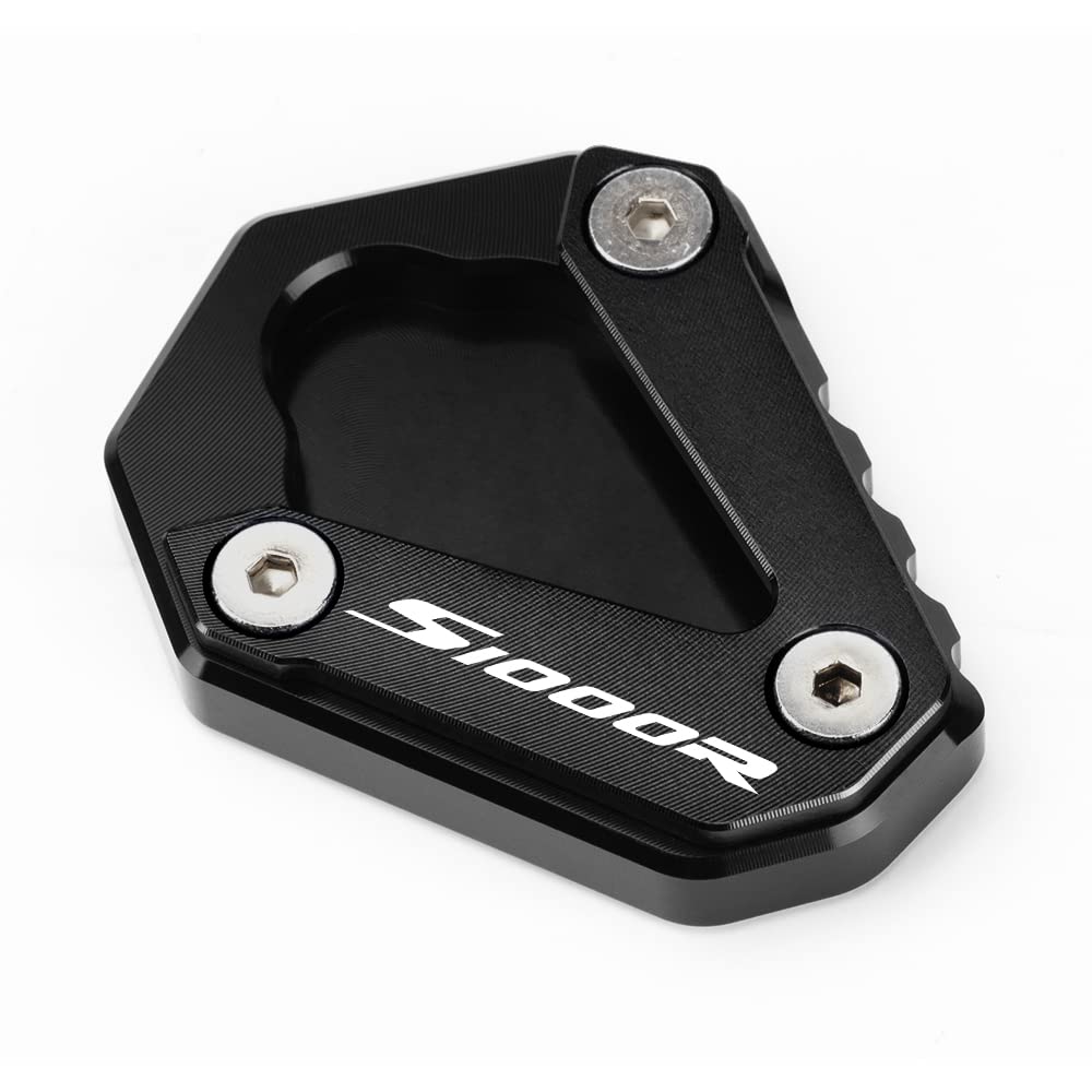 Modeer Per BMW S1000R 2021 2022 Cavalletto Moto Piedistallo Lato Estensione Pad Supporto Piastra Pedale S1000 R S 1000 1000R Accessori (Nero)