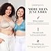 Leading Lady Marlene Front-Closure Wireless Leisure Bra - Comfortable Plus Size Bras For Women (Beige)