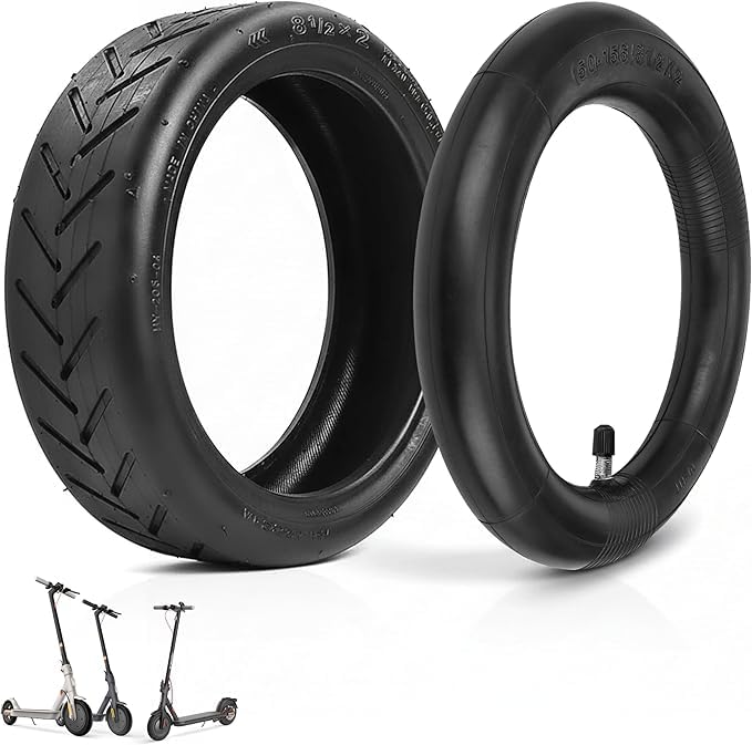 ANSENI Pneu et Chambre à air 8,5 pouces, Roue 50/75-6.1, Pneu 8 1/2X2 Pour Trottinette Electrique Xiaomi M365/pro/pro2/1s/essential Et Wispeed T855 /t850(1...