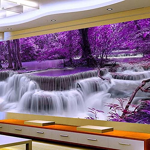 Kit Diamant Peinture par Numéro Forêt Violette 80x220cm Broderie Large Size