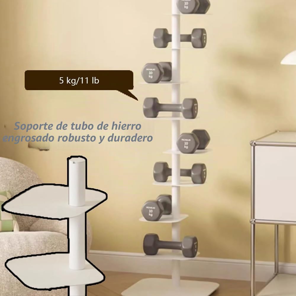 Estantería Vertical De 9 Niveles, Torre De Estantería De Columna Vertebral De Metálico, Estantería De Esquina Invisible, Estantería Estrecha para Espacios Pequeños - Negro(Orange)