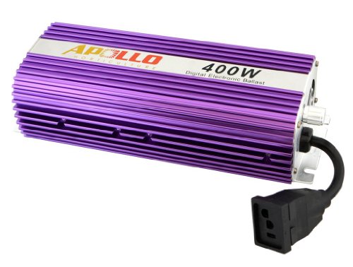 Apollo Horticulture APL400 Hydroponic 400 - Watt HPS MH Digital Dimmable Electronic Ballast for Grow Lights