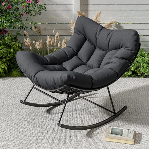 Sillón Plegable Tela Gris miniatura 2