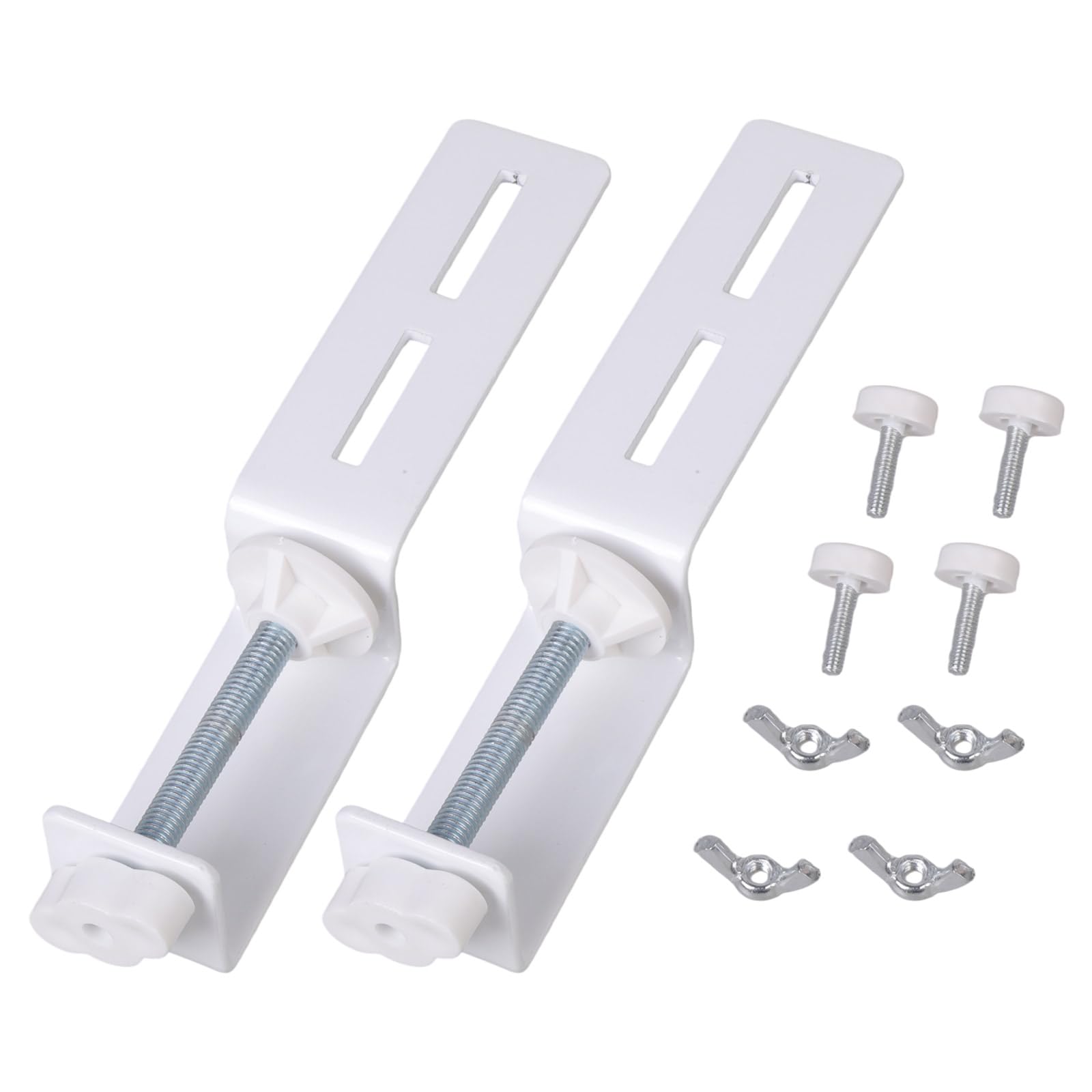 Uitndvyte White U Shape Pegboard Brackets Of Sustainable Carbon Steel Ensuring Longevities And Simple Mounting Solution Rustproofed Pegboard Brackets