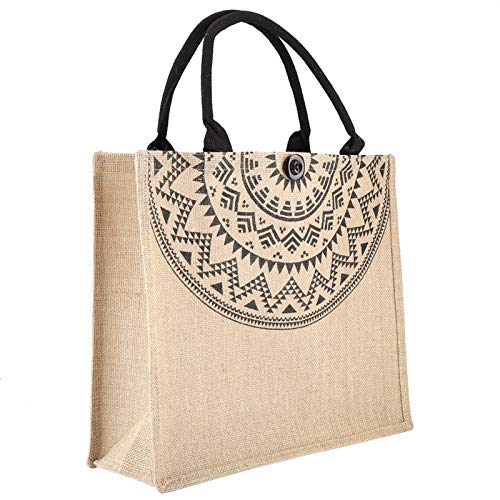 Sac à main CHICIRIS sac fourre-tout en jute grand format L cabas de plage - 7