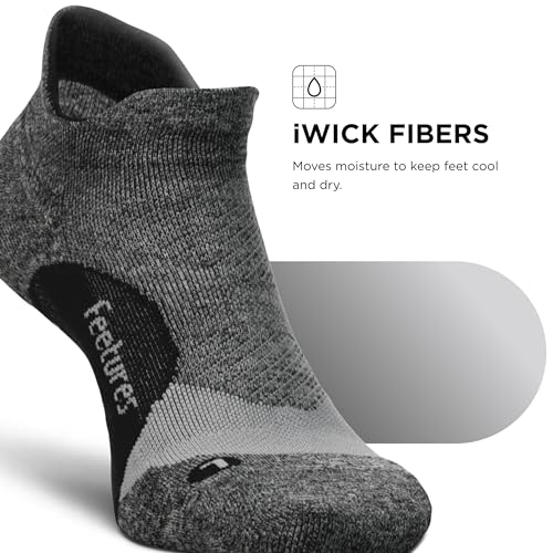 Image of Feetures Elite Light Cushion No Show Tab Sock Wave