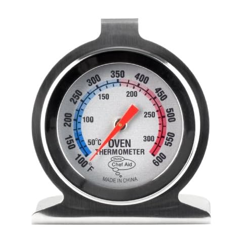 Chef Aid Stainless Steel Oven Thermometer Cover