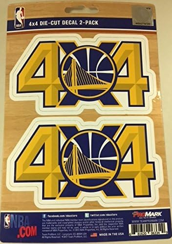 FANMATS NBA - Golden State Warriors 2 Piece 4X4 Off Roader Decal Set