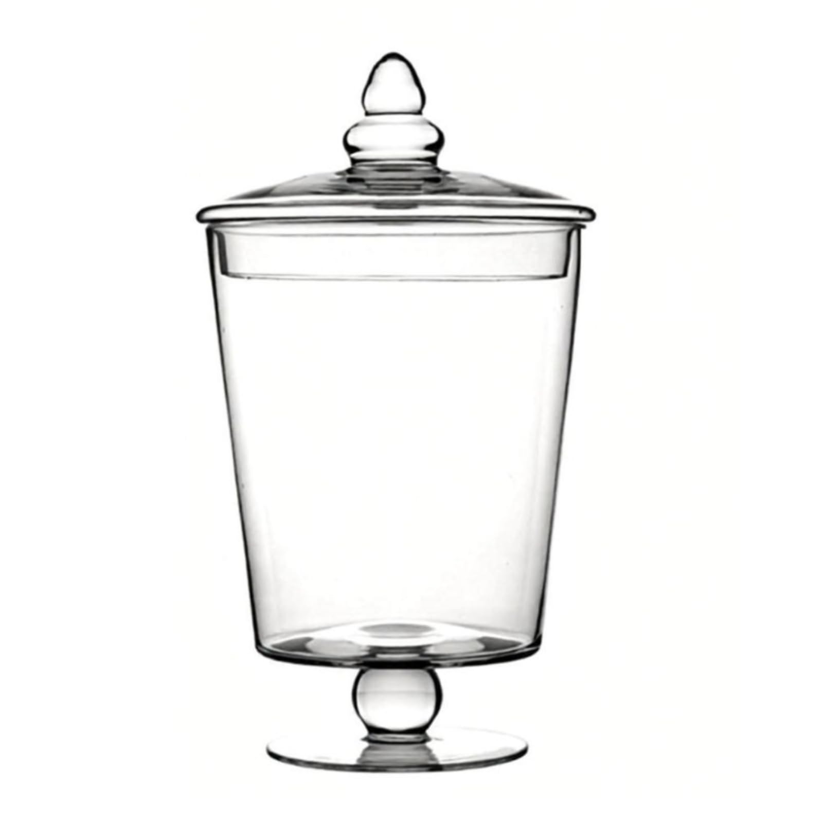 Tarro Vidrio con Tapa Transparente Tarro con Ancha para Bodas, Grande