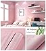 MelunMer Pink Peel and Stick Wallpaper 118In L 15.7In W Self Adhesive Removable Wallpaper for Bathroom/Bedroom Modern Contact Paper Silk Textured Pink Contact Paper for Cabinets Shelf Waterproof