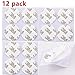 MGQFY 12 PCS Adhesive Pads Replacement Stickers Compatible with Phone Stand Magnetic Holder Car mount /wall hook etc