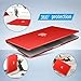 IBENZER Compatible with MacBook Pro 13 Inch Case 2015 2014 2013 end 2012 A1502 A1425, Hard Shell Case with Keyboard Cover for Old Version Apple Mac Pro Retina 13, Red, MMP13R-RD+1