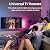 Universal TV Remote Control for Samsung Vizio Insignia Sharp Sanyo TCL Sony Panasonic Toshiba Philips Hisense Westinghouse and More LCD LED 3D HDTV Smart TV Remote Control, Easy Setup with Code Search