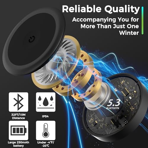 Kalence Ski Helmet Speakers, [2024 Upgrade Carrying Case] True Wireless Bluetooth Drop-In Hd Headphones With Easy Control Buttons And Built-In Mic For Skiing thumb #5