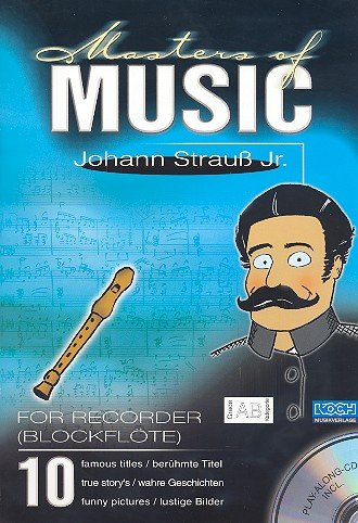 Masters Of Music - Johann Strauss jun. - Recorder - BOOK+CD