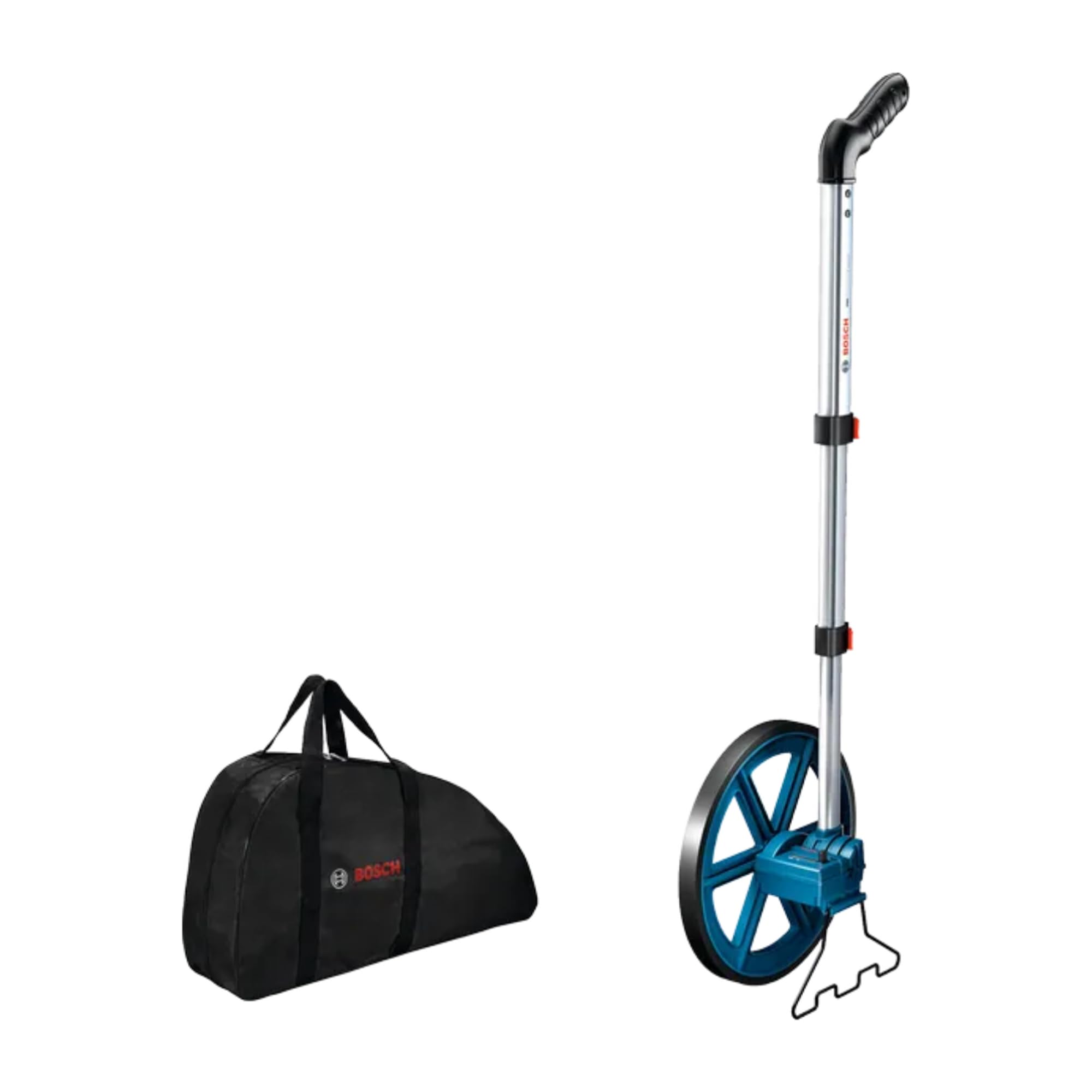 BOSCH GWM29-11 PROFESSIONAL MEASURING WHEEL | 0-10km Range Accuracy | Aluminium Measuring Tool | 1 Pouch, Manual & Inspection Certificate | Rodometer | Foldable | Adjustable Handle | 1 Year Warranty-image-10
