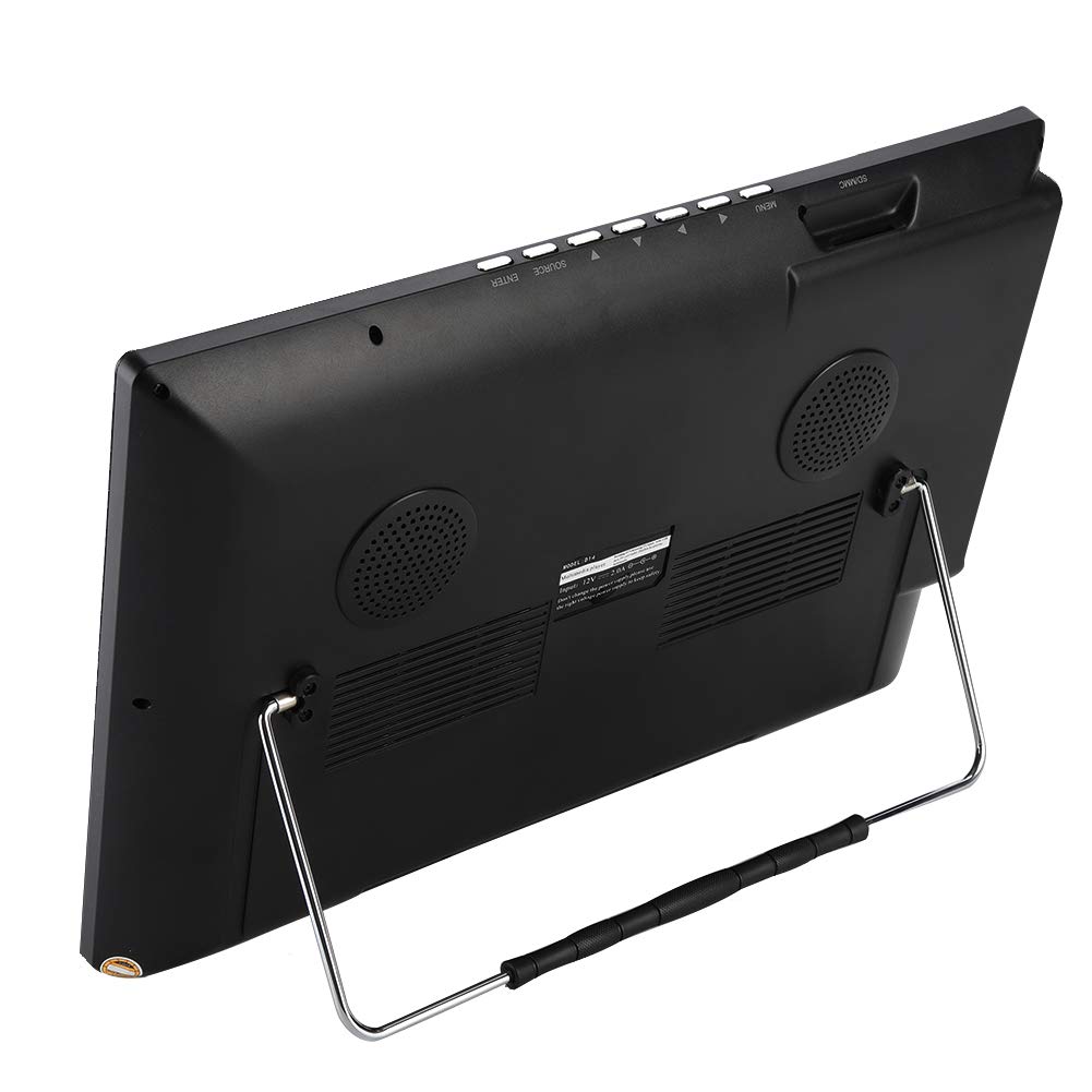 Portable Numérique 14 Pouces LED TV Rechargeable - Écran LCD, Enregistreur HD 1080P, Analogique/Numérique Avec Ports USB, HDMI, VGA