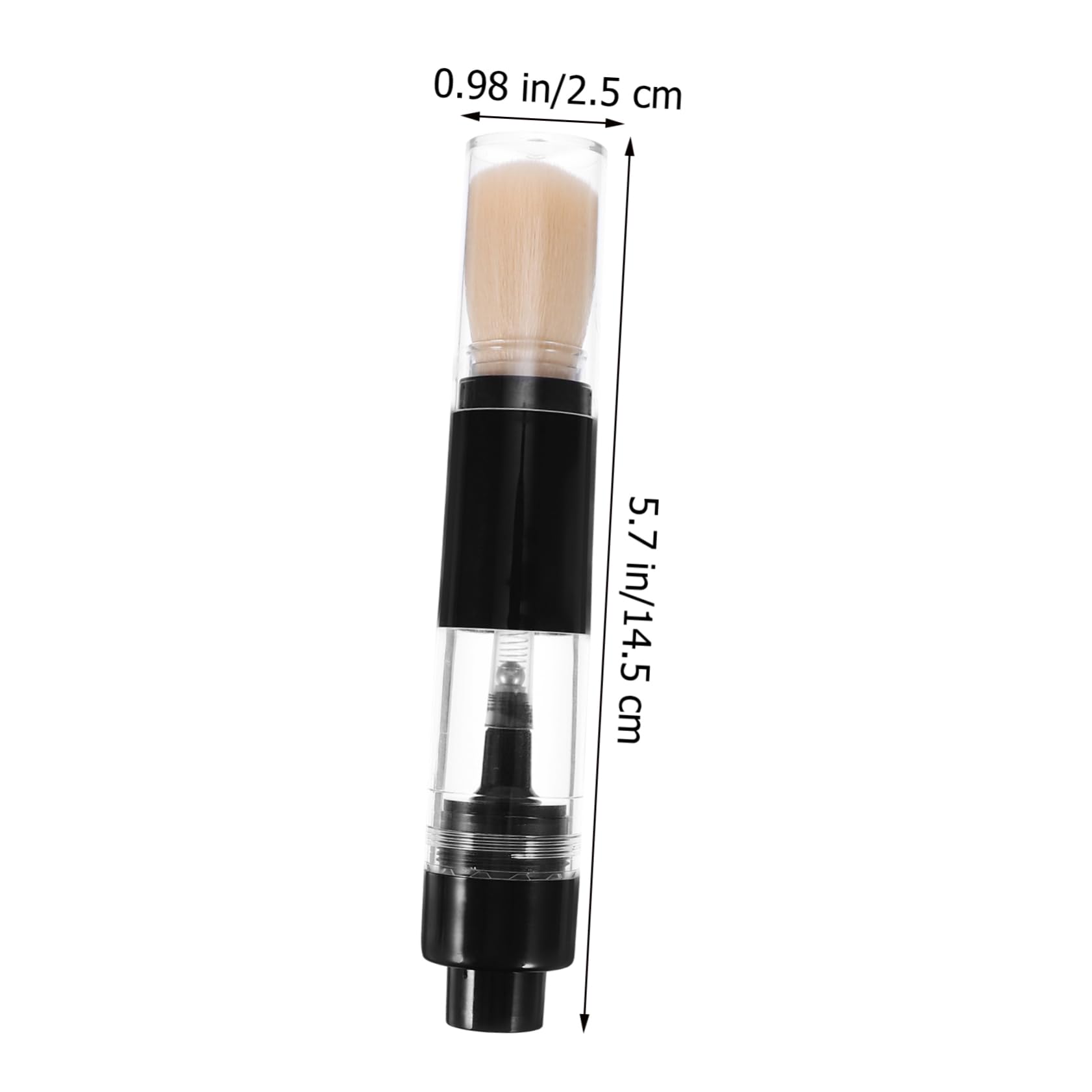 FOMIYES Makeup Powder Brush Portable Powder Brush Press Spray Paint Blush for Women Facial Makeup Tools