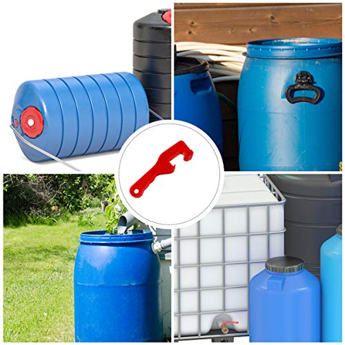 ULTECHVO 4 peças abridor de tampa de plástico de 5 litros abridor de tampa de lata para ferramentas