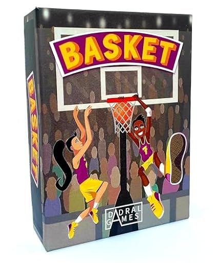 Dadral Games - Juego de Cartas de Baloncesto | Juego de Cartas Basket | A Partir de 6 Años | Regalos Baloncesto | Juegos de Mesa Baloncesto | Multilingüe | Ya disponible en tu tienda friki favorita! En mundofriki.es!