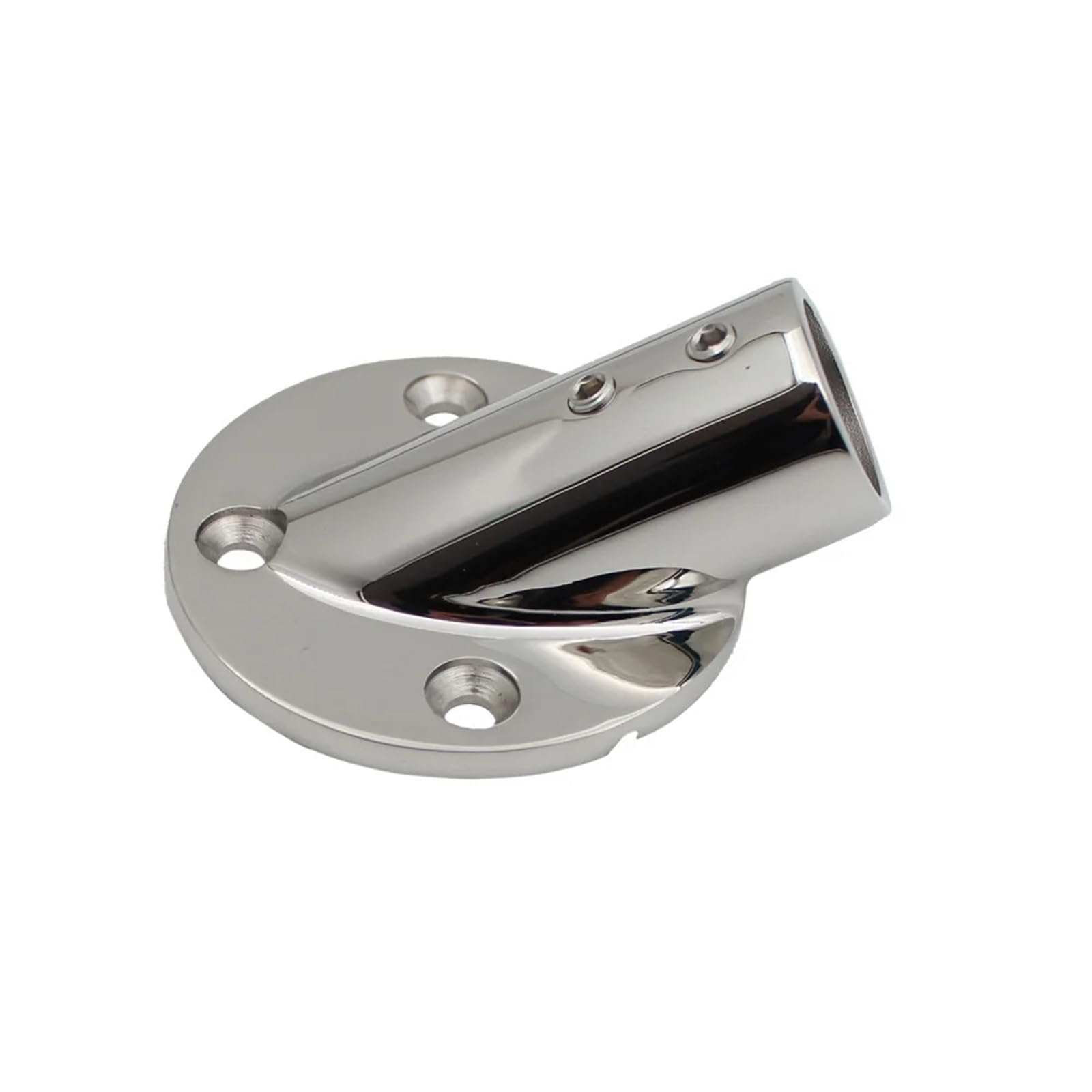 2PCS Yacht Barca Marine 30 Gradi in Acciaio Inox 316 Rotonda Guida di Base 22 Millimetri 25 Millimetri Tubo Rail Corrimano Raccordi connettori