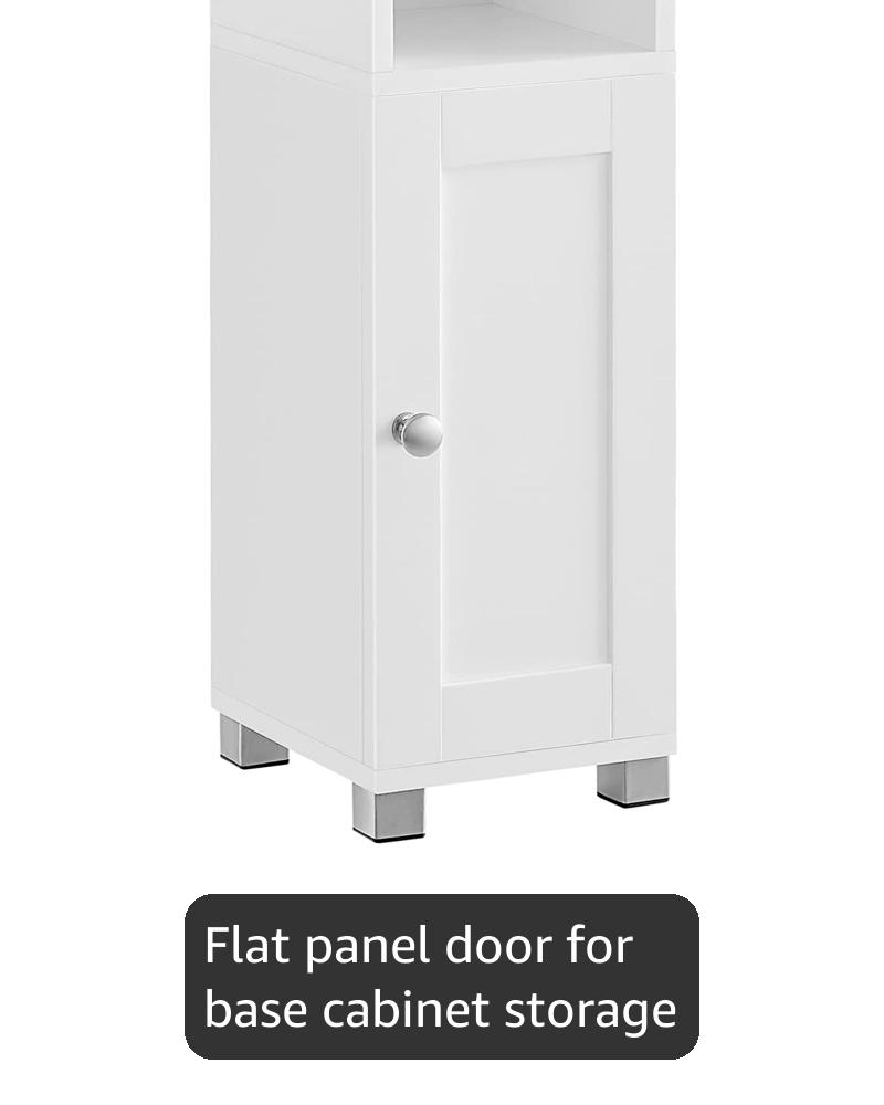 Opbergkast Boven Het Toilet, 67,44 Inch Hoge Badkamerorganizer met Verstelbare Plank Opbergkast Boven Het Toilet, 67,44 Inch Hoge Badkamerorganizer met Verstelbare Plank