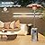 EAST OAK 50,000 BTU Patio Heater with Sand Box, Double-Layer Stainless Steel Burner, Table Design, Safety Protection System, Wheels, Propane Patio Heater for Home and Commercial, Stainless Steel