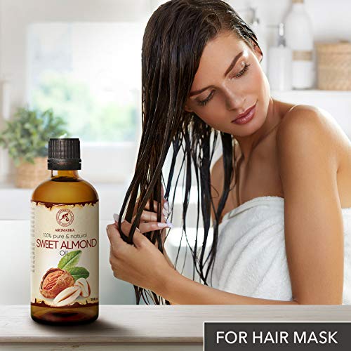 Amandelolie 100 ml, 100% puur natuurlijke basisolie - dragerolie - rijk aan mineralen & vitamines voor intensieve… - Image 5