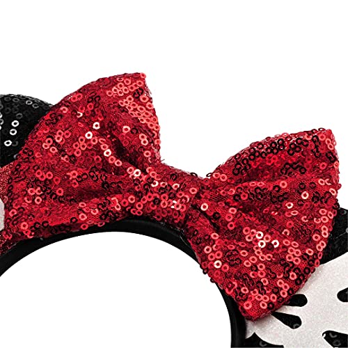 Image of FANYITY Mouse Ears, Sequin Mouse Ears Headband for Girls Women Halloween Birthday Party (Rw)