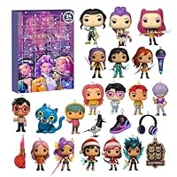 Demon Advent Calendar 2025, 24 Day Christmas Countdown Calendar, 3D H-Hunters Xmas Ornaments, Decorations for Adult Kids Boys Girls Fans (A-3)