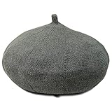 [JIRROUZ] (ジロウズ) コットン ベレー帽 大人 キッズ ベビー(全20色) (3サイズ) サマー カラフル シンプル ニット メンズ レディース 男女兼用 チャコール/キッズサイズ