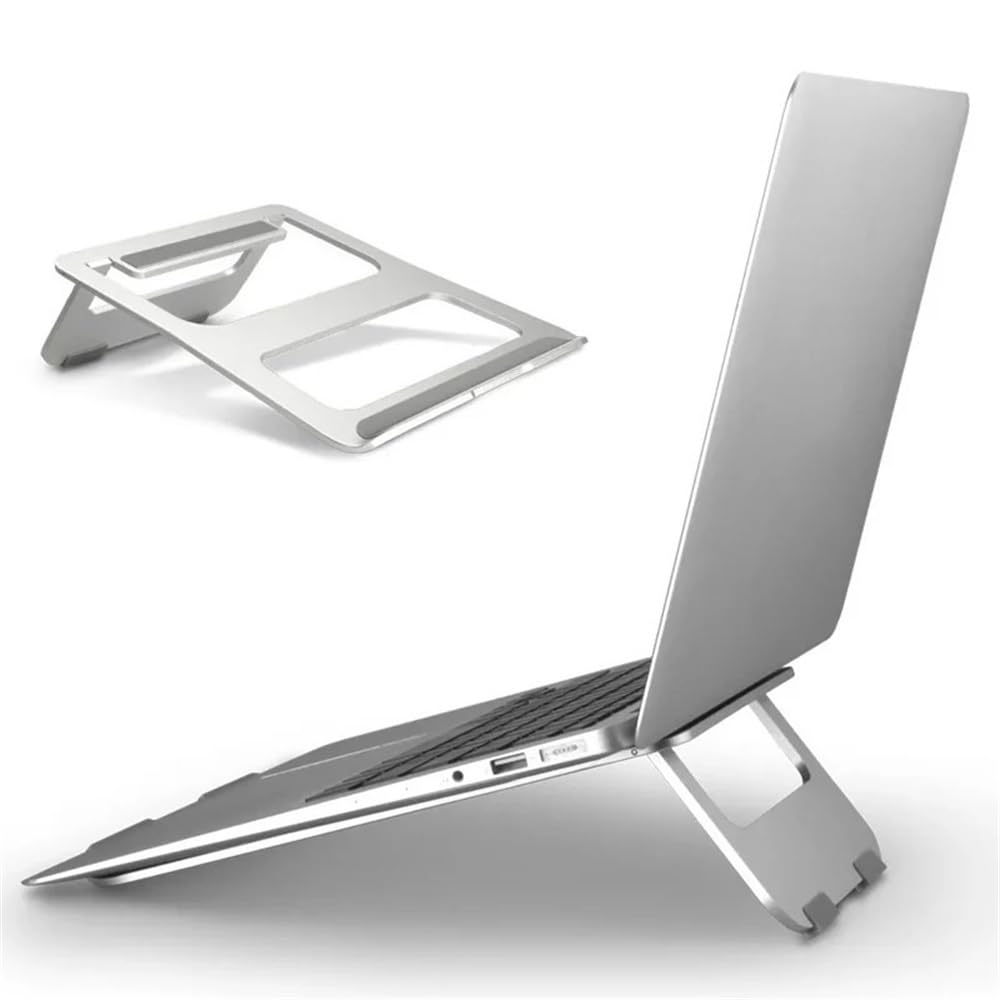 Supporto per Laptop Supporto for Laptop in Lega di Alluminio, Supporto for Laptop con dissipazione del Calore da Tavolo Rialzo per Laptop